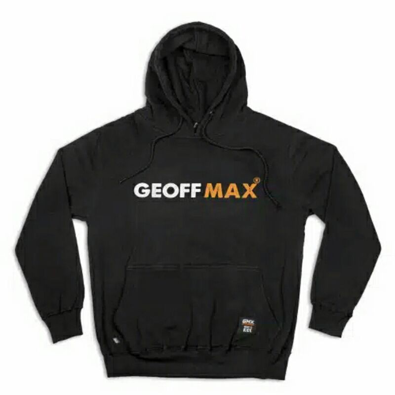 GEOFF MAX Hoodie Pullover (HD 002 BLACK ORANGE)