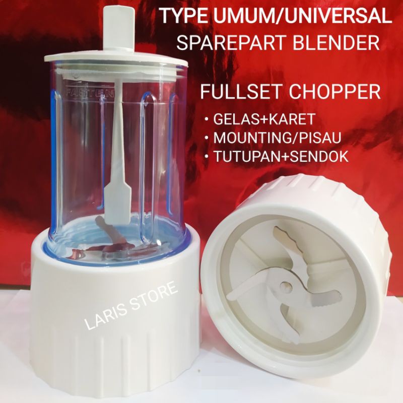 Gelas Bumbu chopper Wetmill Blender Miyako National Universal