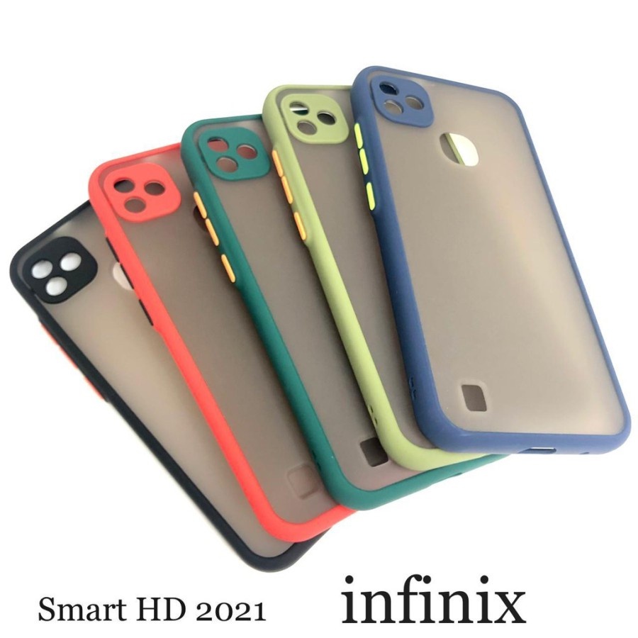 CASE MATTE INFINIX SMART HD 2021 TRANSPARAN FUZE MACARON MY CHOICE - FA