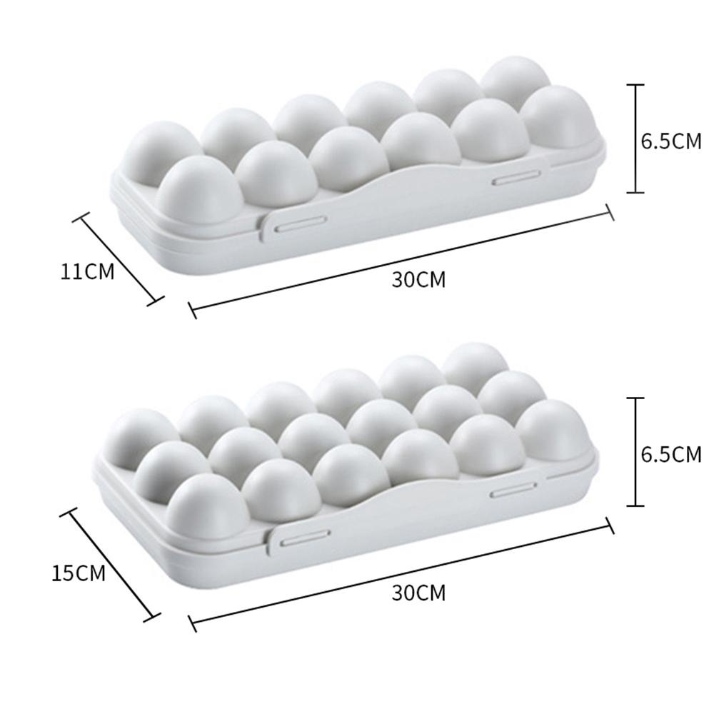 Tray Penyimpanan Telur Nanas Penghemat Tempat Plastik 12per18grids Organizer