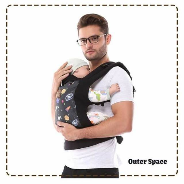 Gendongan SSC CuddleMe lite carrier Outer Space