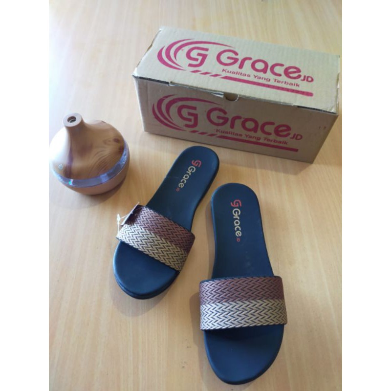 Sandal Grace (Rajut Selop) Mocca Cream