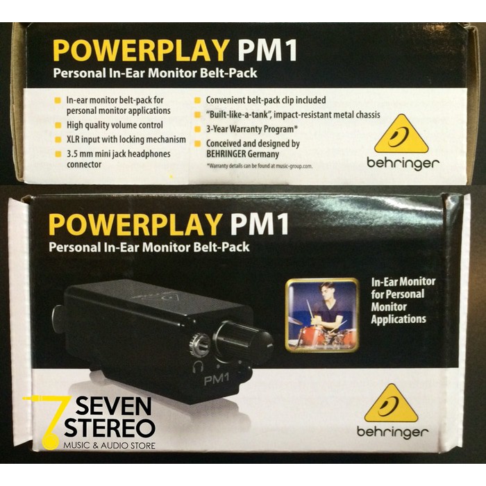 Behringer ( Pm1 ) Powerplay Personal In Ear Monitor Iem