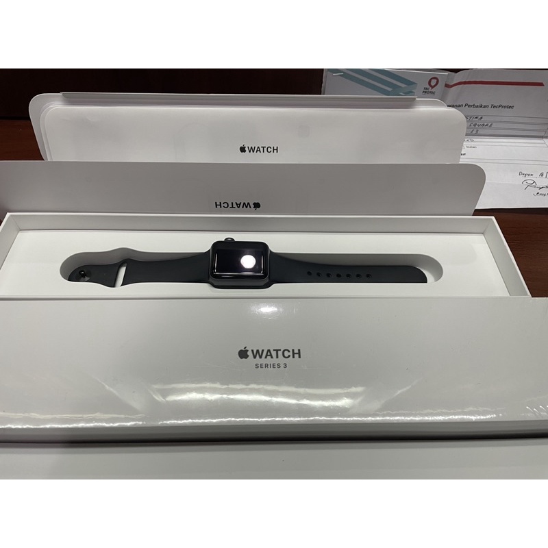Iwatch series 3 Second, 38mm Black, mulus, resmi ibox