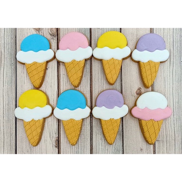 

Ice Cream Custom Made Butter Cookies - Pre Order H-3 Series 12
