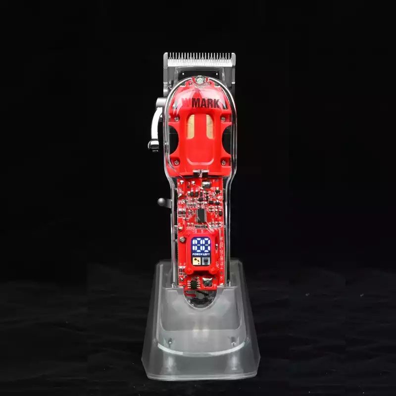 RB Mesin cukur rambut profesional wmark ng 407 original clipper cordless transparan