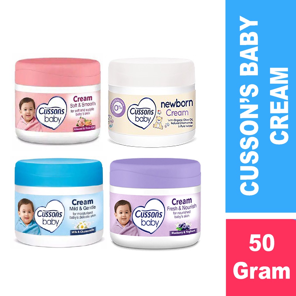 Bisa COD Cussons Baby Cream Krim Lotion Bayi Bayi 50gr / Cussons Baby Cream Mild &amp; Gentle - Krim Bayi 100gr