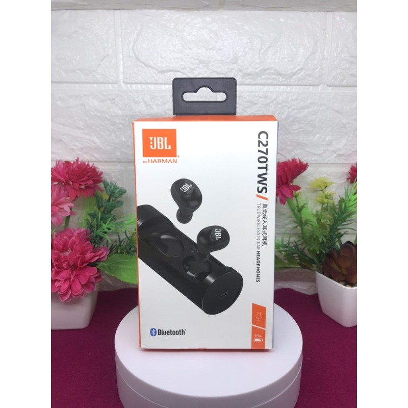 HANSFREE / HEADSET MODEL BLUETOOTH JBL TWS C270 PALING LARIS