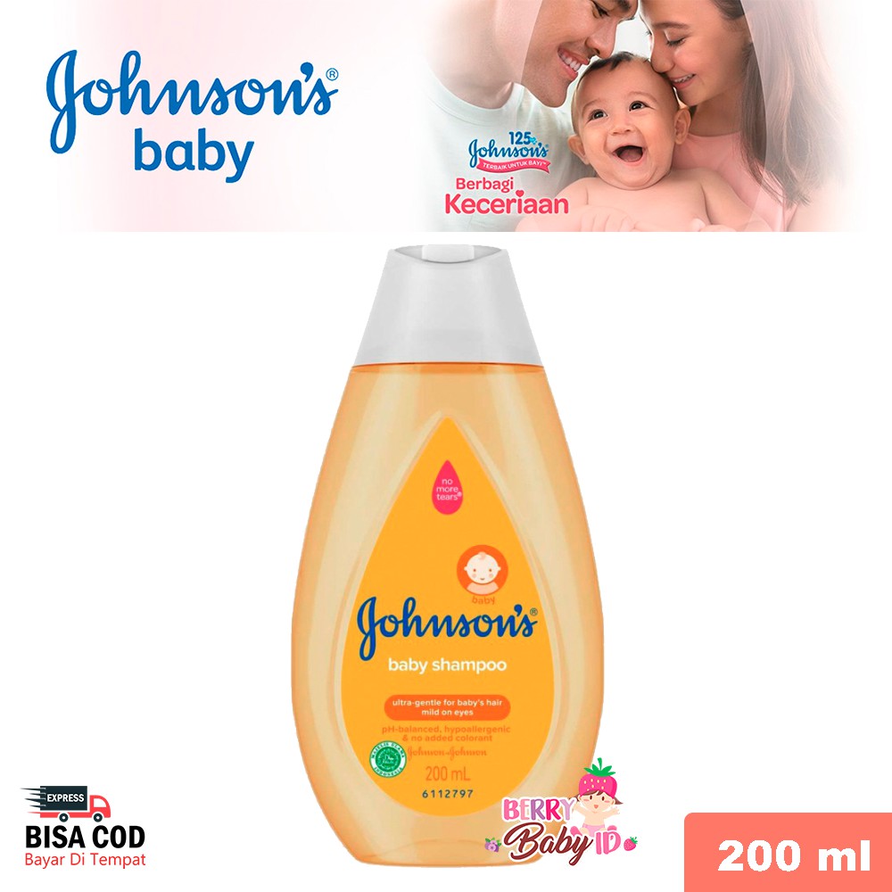 Johnson's Baby Shampoo 200 ml Shampo Sampo Bayi 200ml Berry Mart