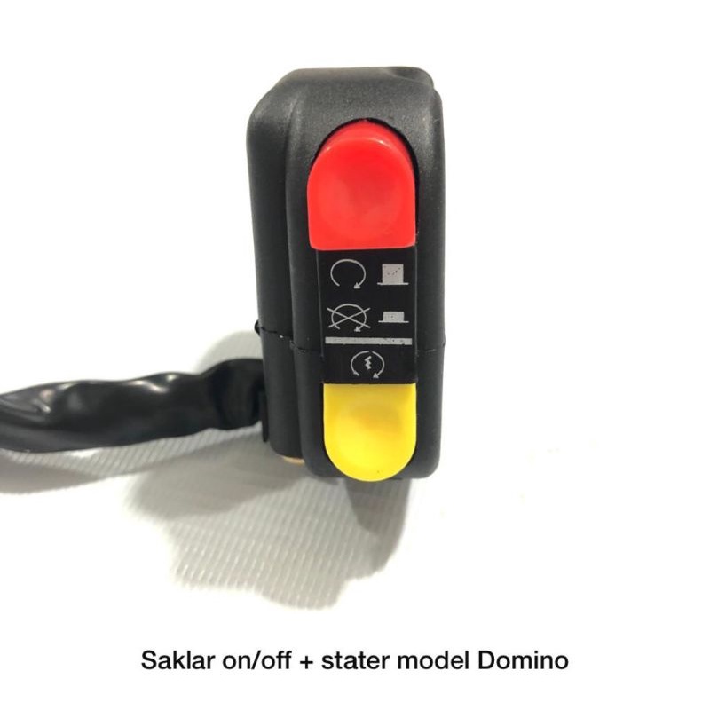 SAKLAR ON OFF TOMBOL STATER MODEL DOMINO UNIVERSAL GOOD QUALITY TOMBOL STATER CRF WR155 KLX TOMBOL S
