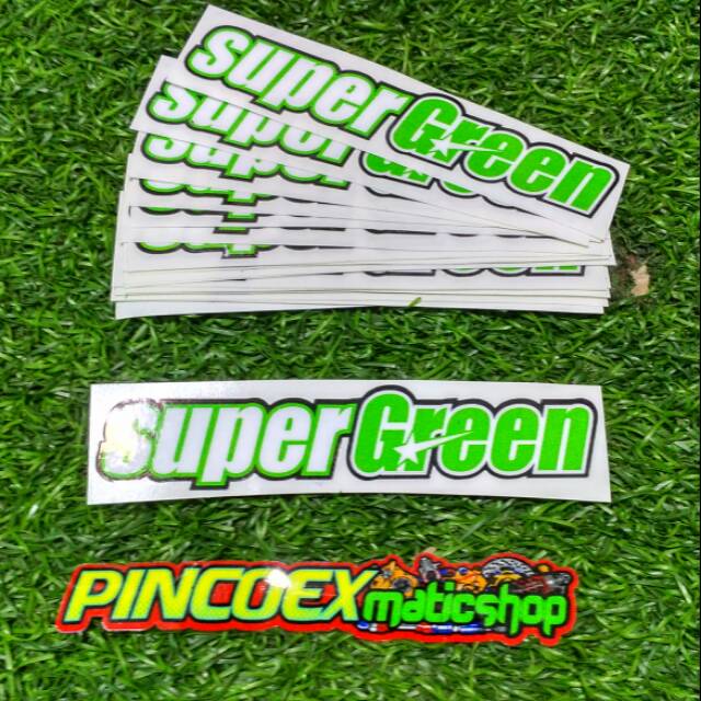 

Stiker super green