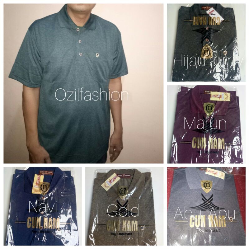 Kaos Kerah Polos/Kaos Polos/Kaos Pria Dewasa/Kaos Korea