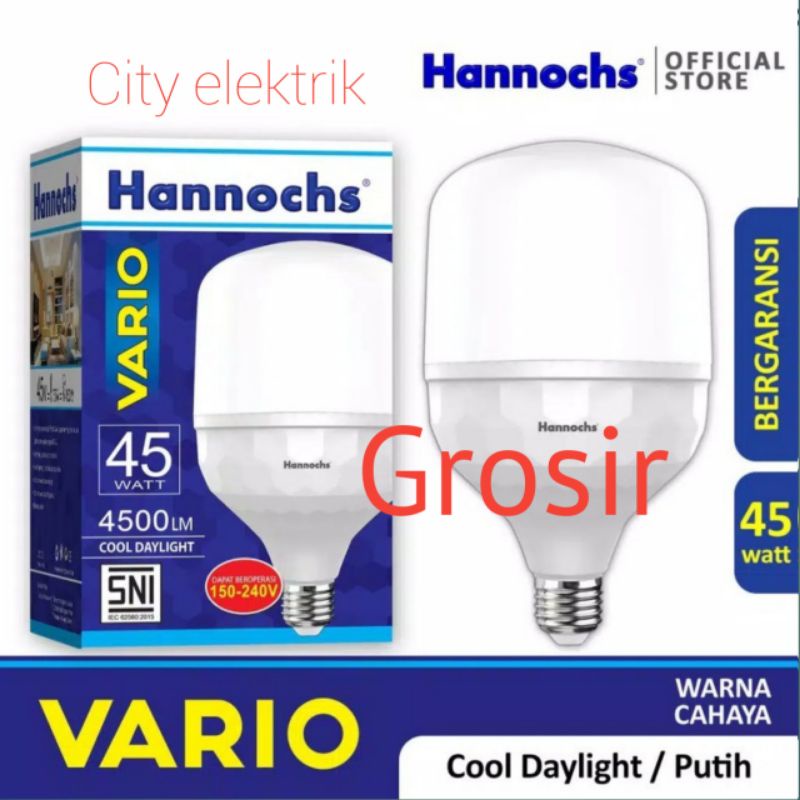 Hannochs Lampu Bohlam LED Vario Capsule 45 Watt / Hannochs Led Vario 45W