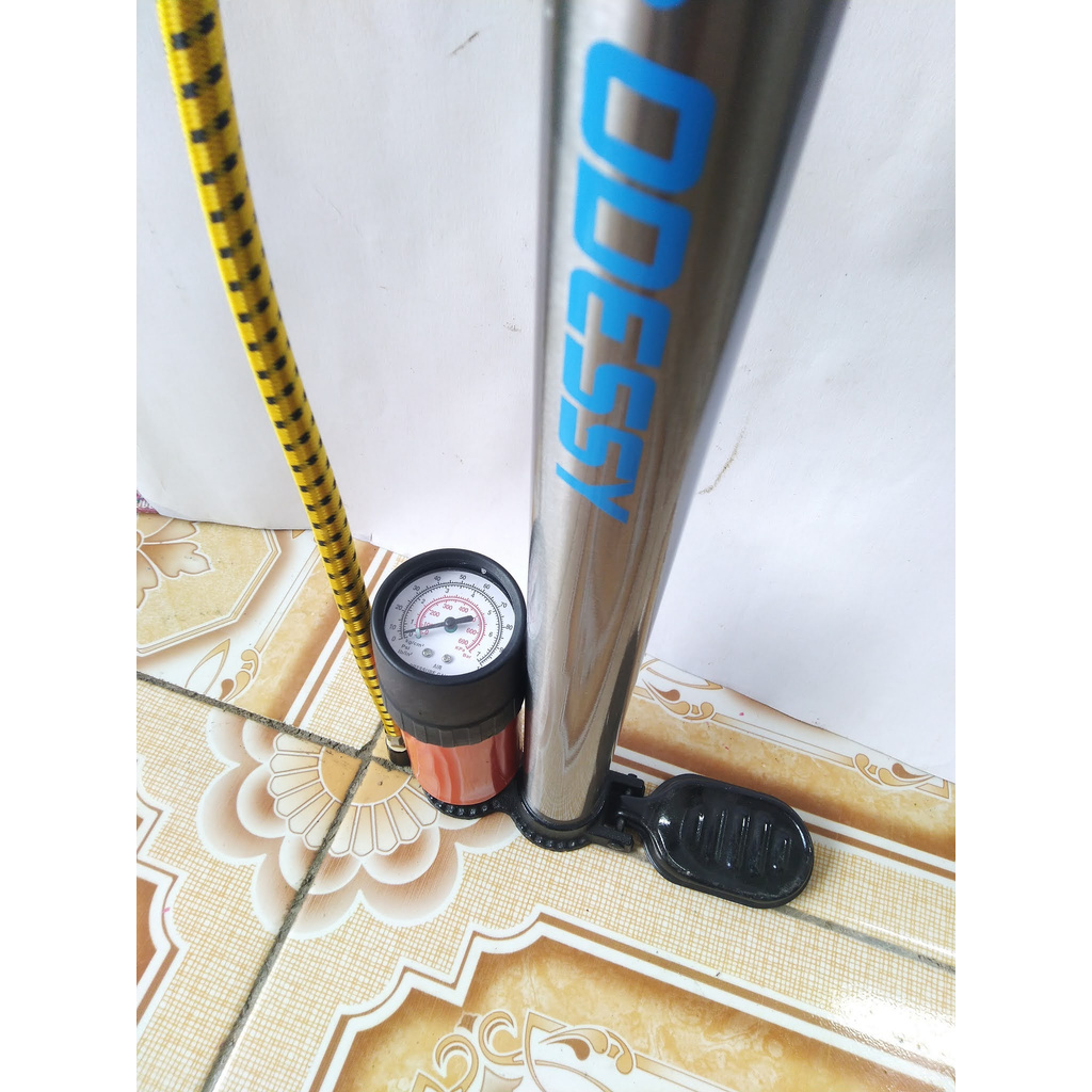 Pompa Sepeda Odessy Pressure Floor Pump Odessy Pompa Sepeda Besi