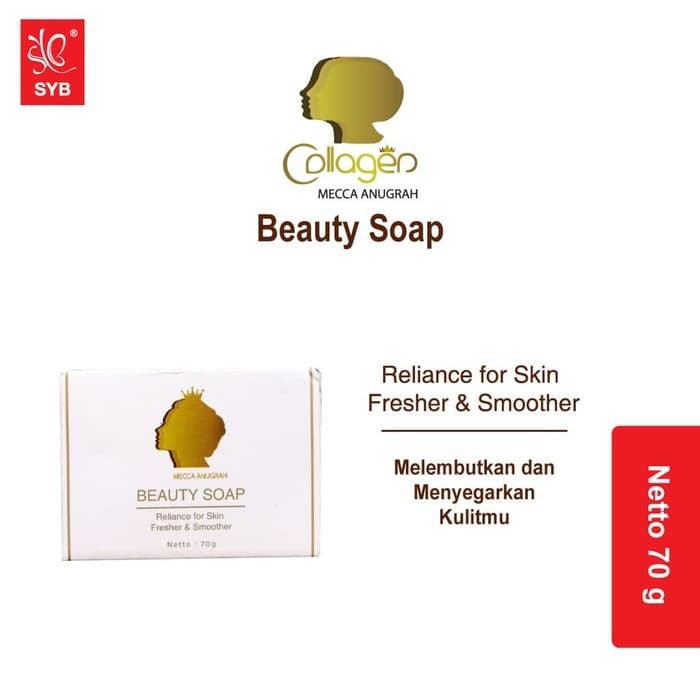 PAKET PEMUTIH BADAN MECCA ANUGRAH - BIBIT COLLAGEN MECCA + BEAUTY SOAP MECCA