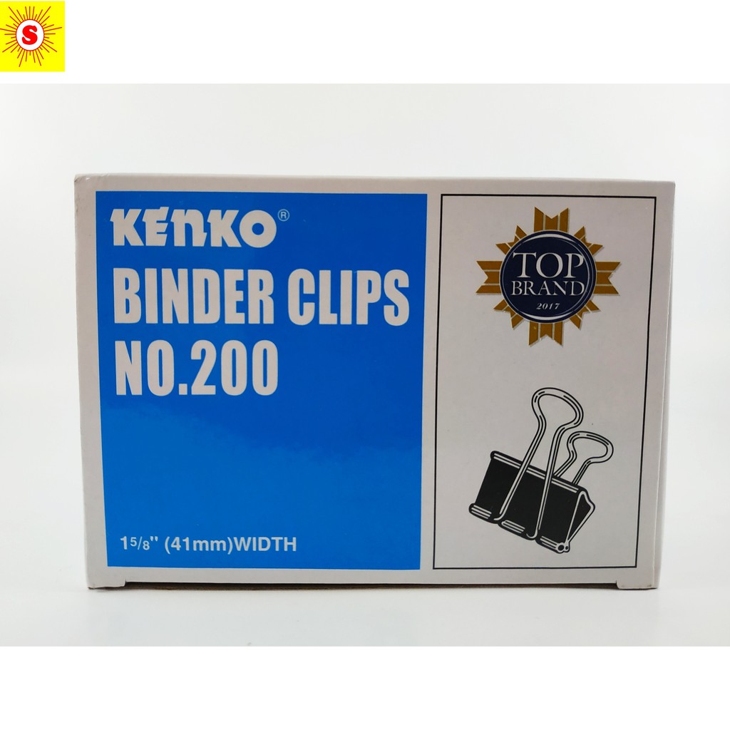 

BINDER CLIP / KLIP / PENJEPIT KERTAS NO 200 KENKO