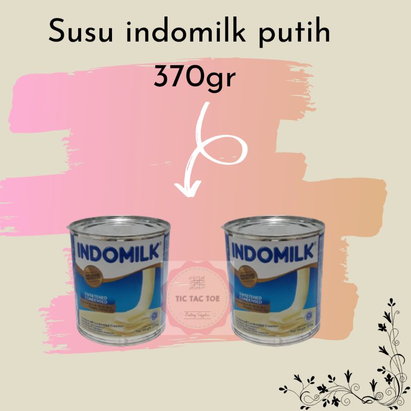 susu indomilk putih /indomilk putih /susu indomilk 370gram