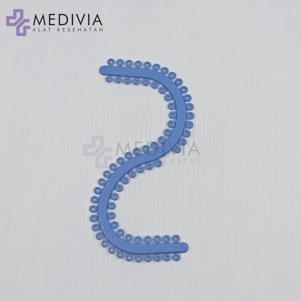 DENTAL ELASTIC SEPARATOR MOLAR BAND RING ORTHO ORTHODONTIC TYPE S KARET ELASTIK GIGI BEHEL