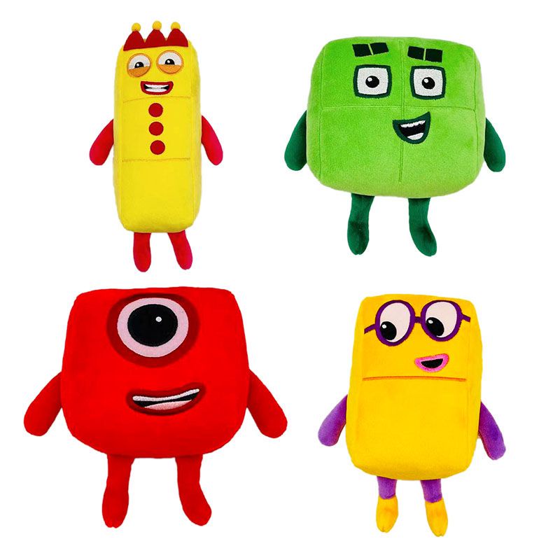 20*18cm Numberblocks Plush Doll Educational Stuffed Number Blocks Toys Kids Gift Cute