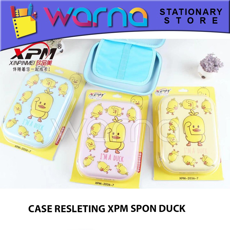 

KOTAK PENSIL TEMPAT PENSIL HARDCASE HARDTOP SHARKCASE RESLETING XPM SPON DUCK