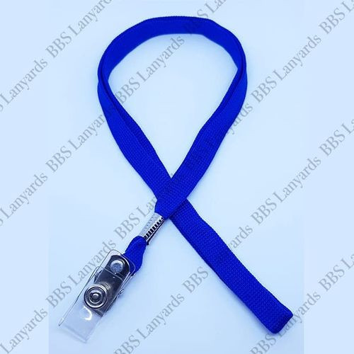 

Tali ID Card Lanyard lebar 1 cm Jepit Bulat Nametag bahan Tali Sepatu