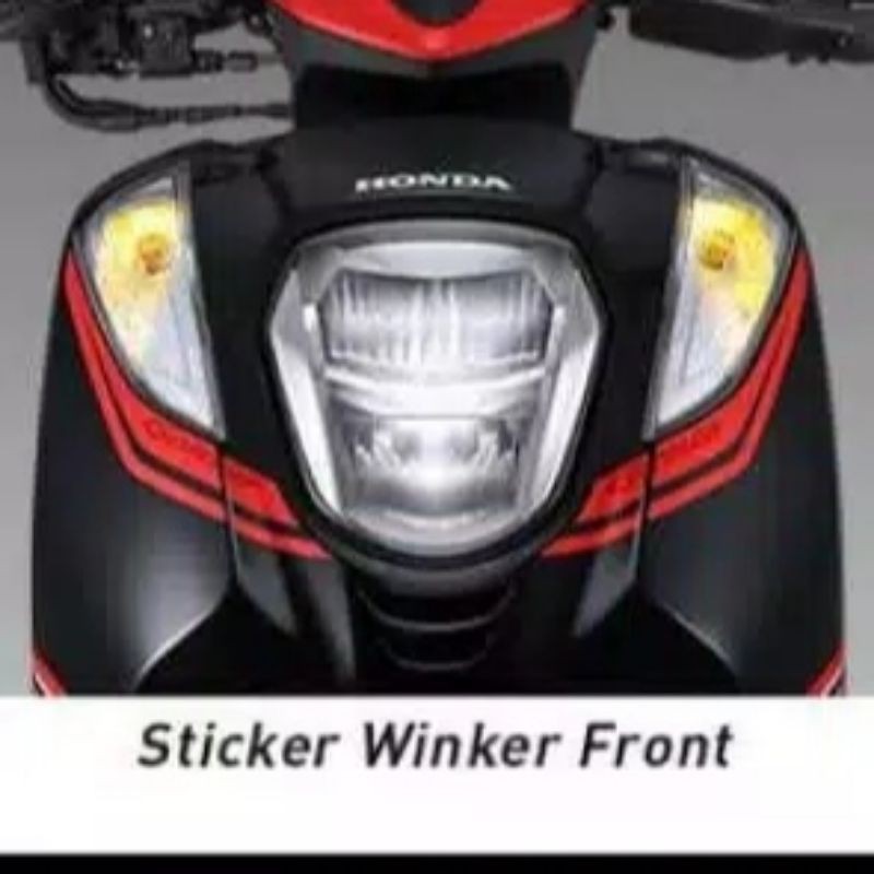 Honda Genio Aksesoris Paket Hemat Visor Cover Speedometer Dan Stiker Winker Aksesoris Original Honda