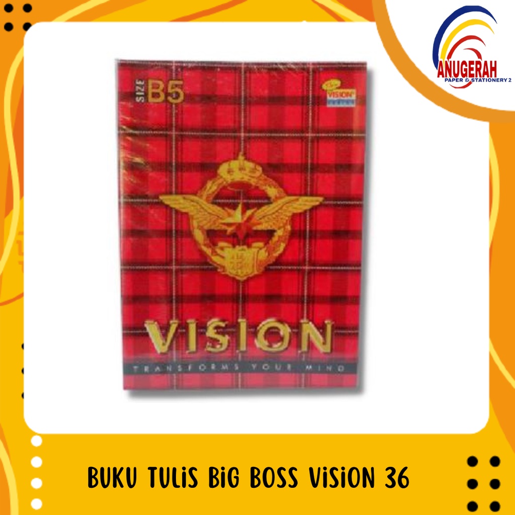

Buku Tulis Big Boss Vision 36 (PAK)
