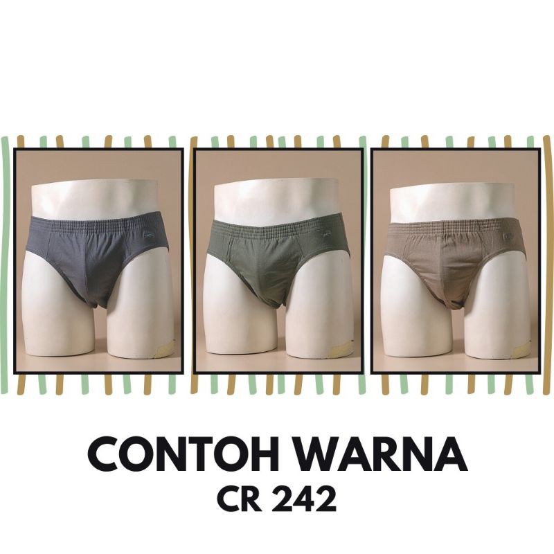 Celana dalam pria Crocodile 242 Harga 3PCS