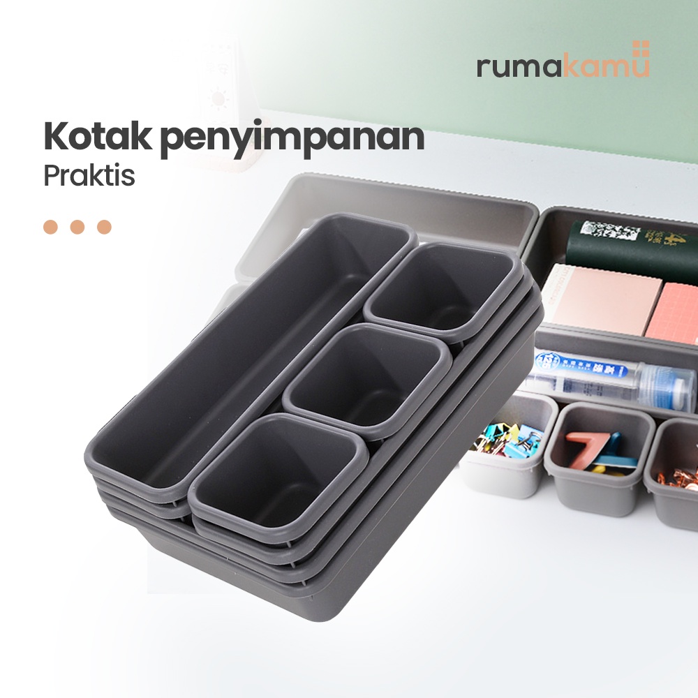 Sekat Laci Organizer Serbaguna Tempat Penyimpanan Make Up ATK