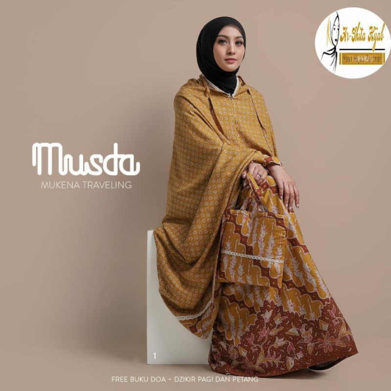 Mukena zulfa kids+Mukena Naila Ruby maxy ori by Ar shita