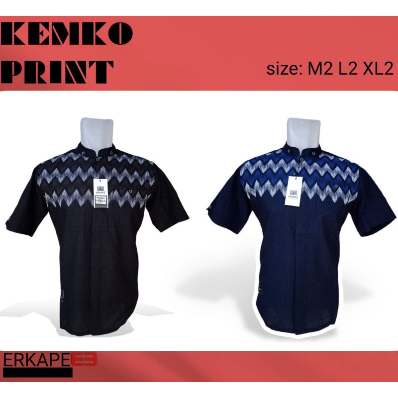 KEMKO ERKAPE KEMEJA KOKO LENGAN PENDEK TERBARU