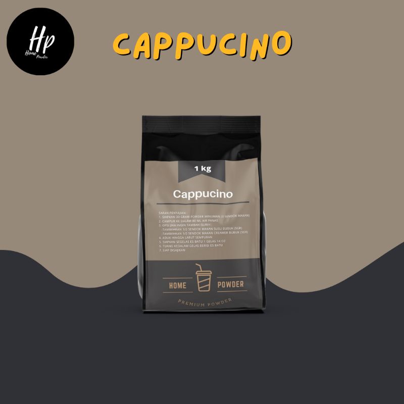 

Serbuk Minuman Cappucino Premium 1kg Bubuk Cappucino 1kg Premium