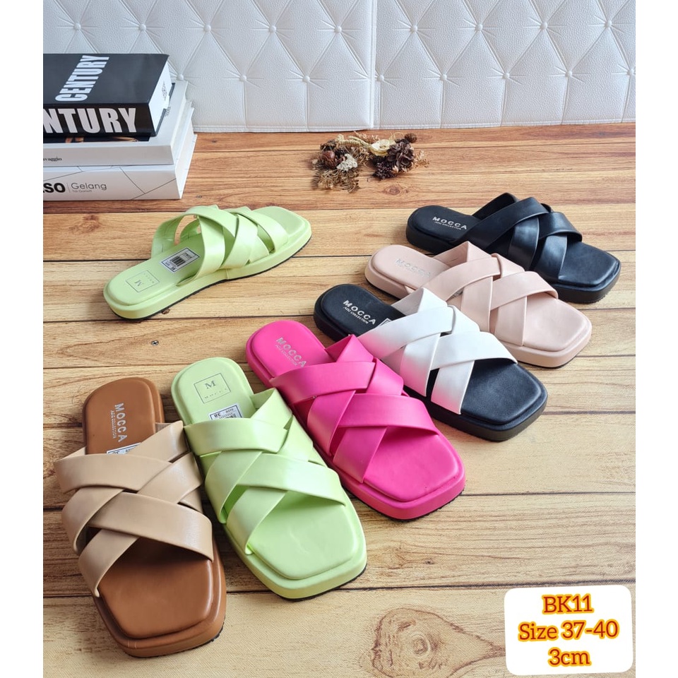 ABBUSHOES Bk 11 filp pop sepon super silang fabbi 3cm