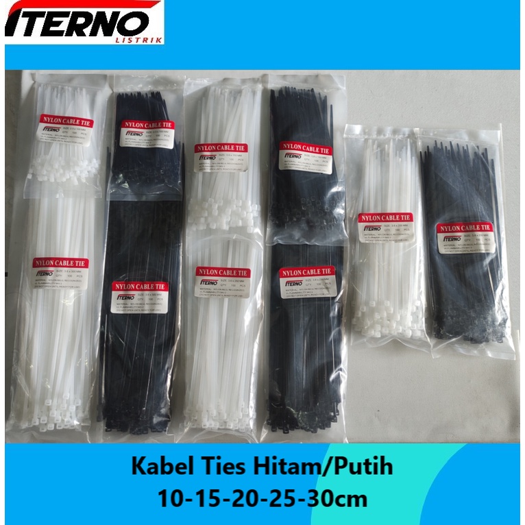 

Kabel Ties Cable Tie 10cm 2.5x100mm Iterno