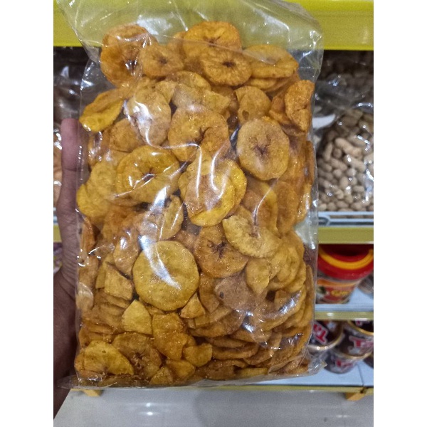 

keripik pisang madu (500 gr) / keripik pisang bulat / krepek pisang / kripik gedang / kripik manis