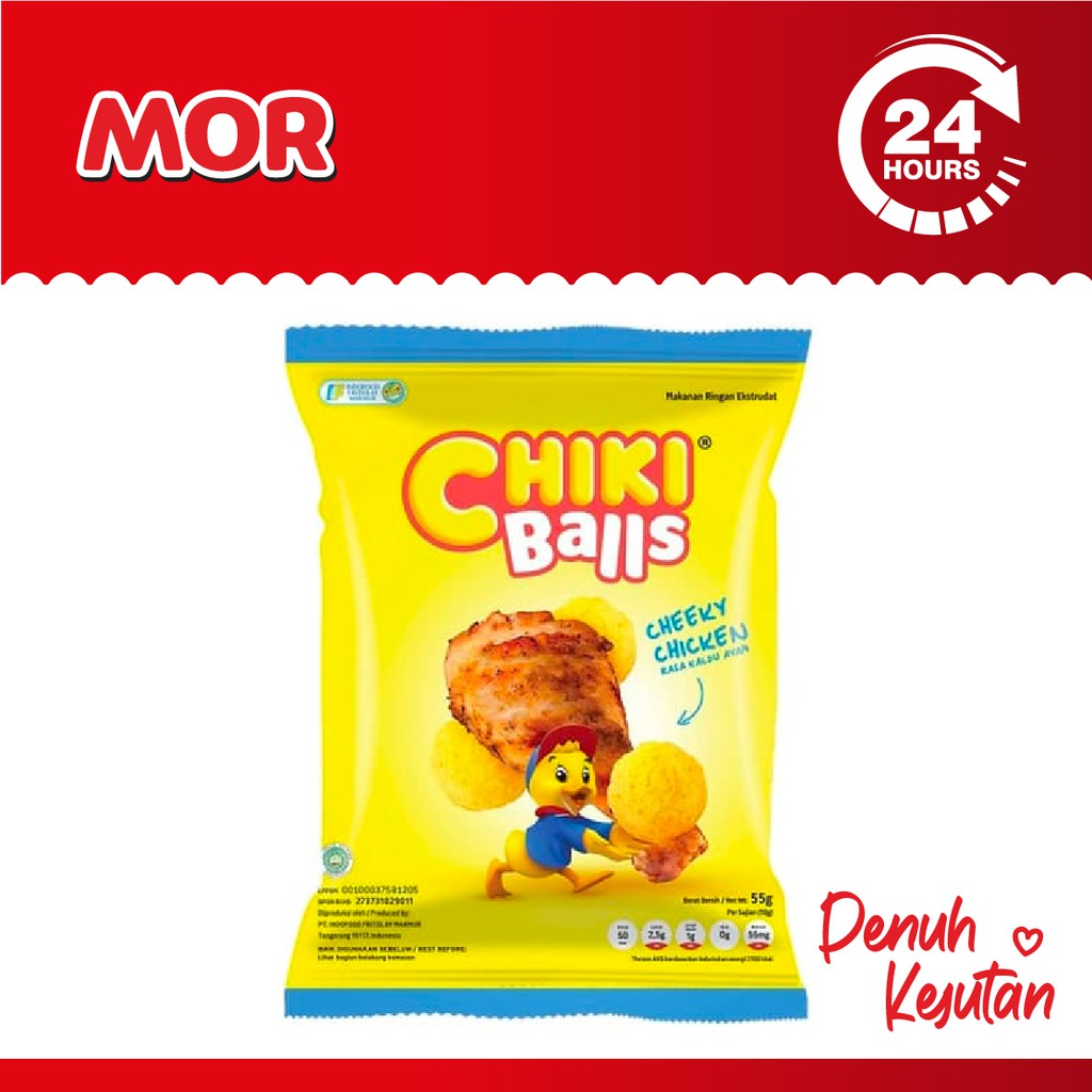 

CHIKI BALLS Cheeky Chicken Rasa Kaldu Ayam 55 gr