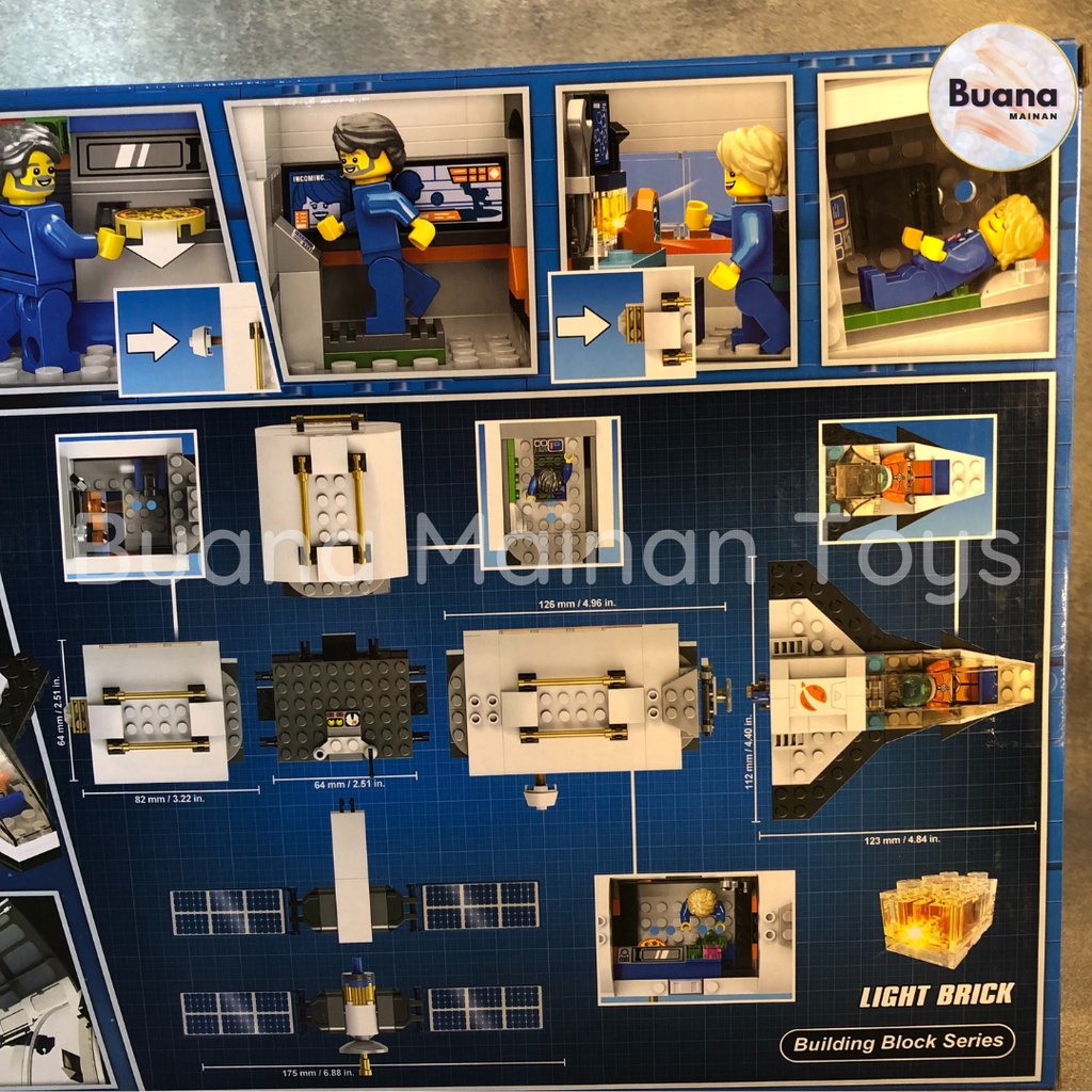 BRICKS LARI CITIES LUNAR SPACE STATION 11386 MAINAN EDUKASI ANAK