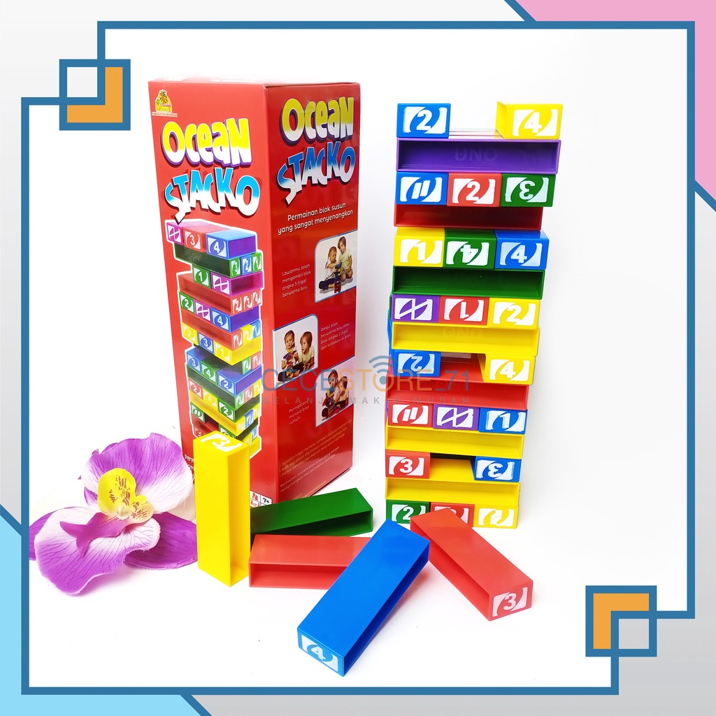 Mainan Ocean Stacko / UNO Stacko