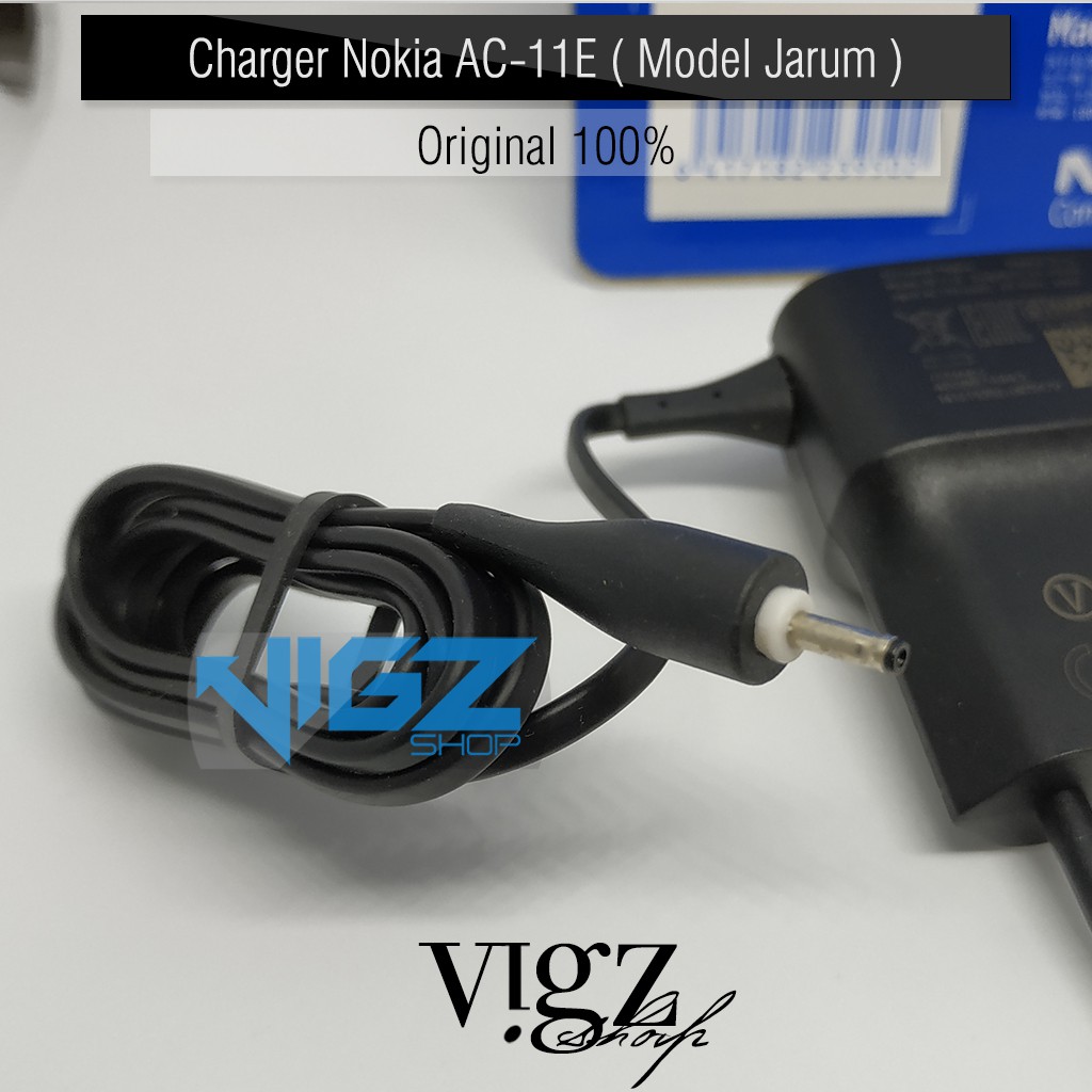 Charger Nokia Lubang Kecil AC-11E Nokia Jadul Original 100%