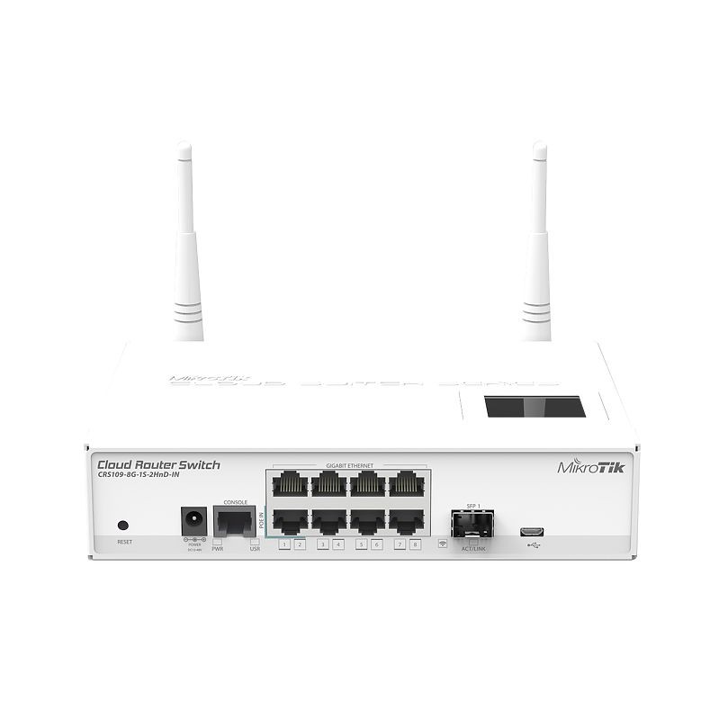 MikroTik CRS 109 8G 1S 2HnD IN CRS109-8G-1S-2HnD-IN