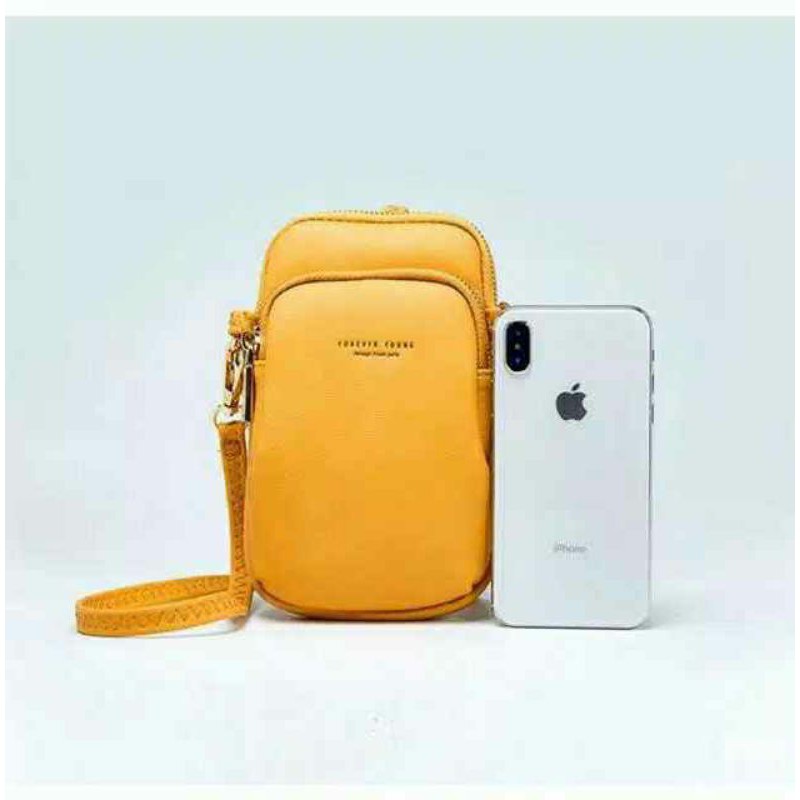 TERLARIS - TAS HP WANITA MINI IMPORT - TASREADY0025 ADA LUBANG HEADSET