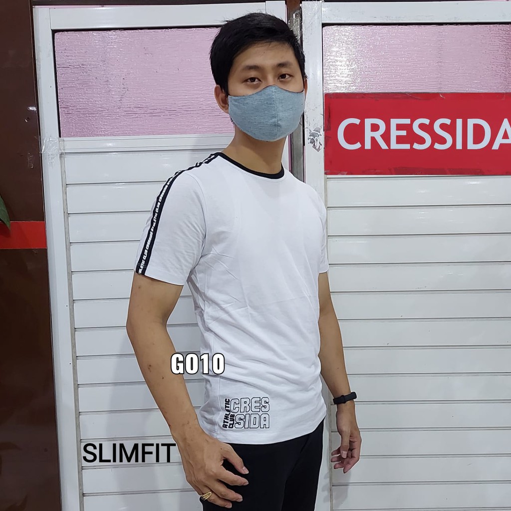 BB GO10 CRESSIDA KAOS SLIMFIT Baju Cowok Lengan Pendek Oblong 100% ORIGINAL
