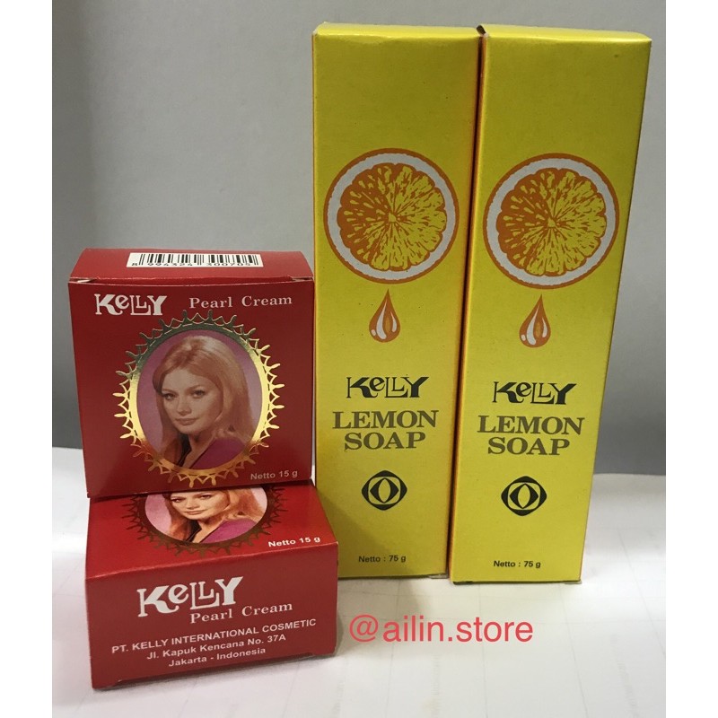 Promo Paket Kelly Murah/Kelly Cream 15g+Kelly Lemon Soap 75g/Paket Kelly Cream+Kelly Sabun