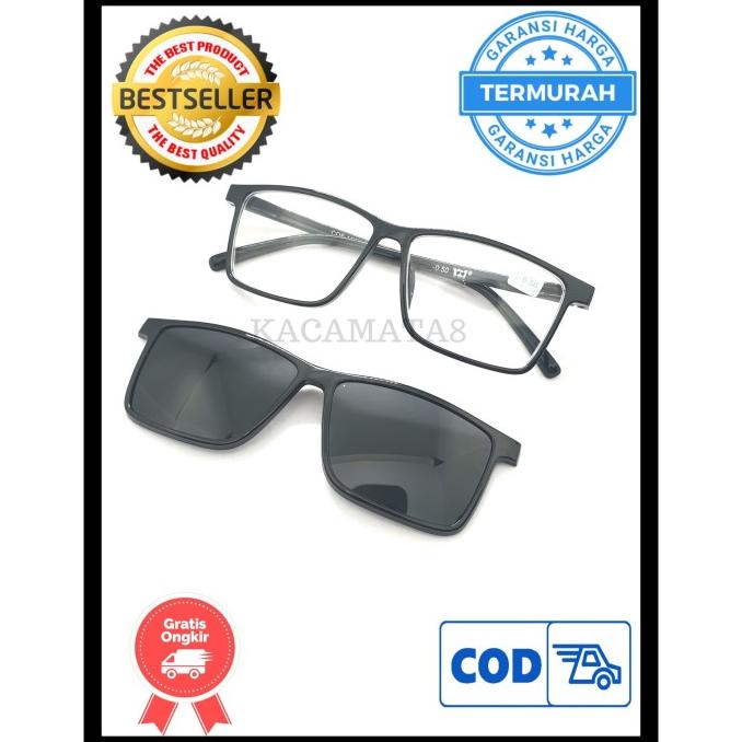 kacamata minus klip sunglass uv 400