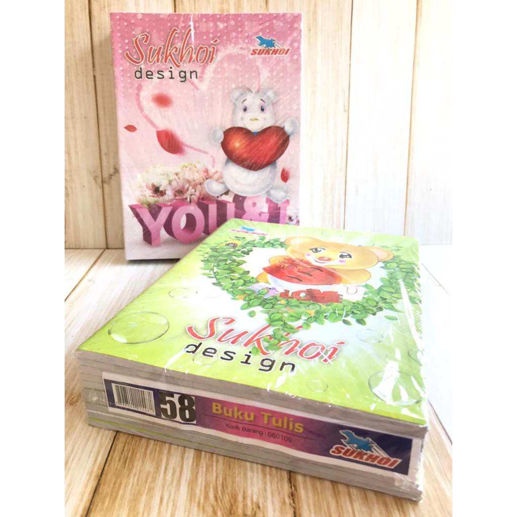 

[DAVIS] Buku Tulis Sukhoi 58 Isi 10 Pcs Random Motif JunDW
