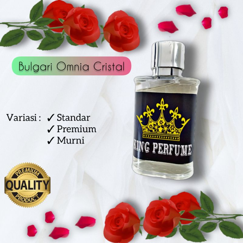 Parfum Refill Bulgari Omnia Cristal Tahan Lama dan Berkualitas untuk Wanita Aroma by Inspired