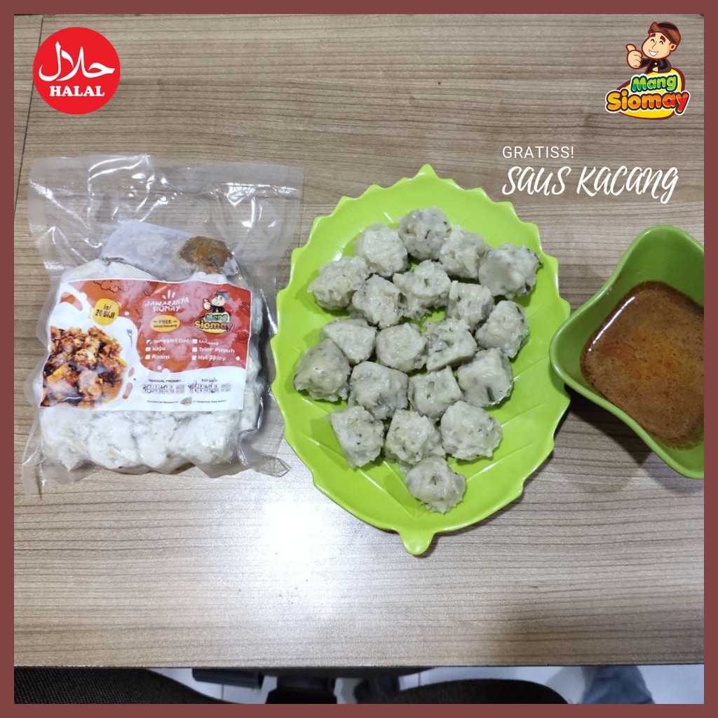

}313~ Somay Ikan Tengiri ^ Siomay Beku Frozen Bumbu Kacang By Mangsiomay