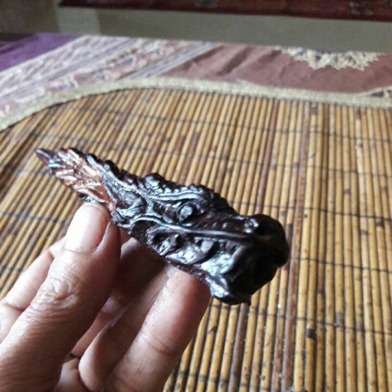 PIPA ONCE UKIR NAGA KAYU GALIH ASEM / kayu gale asem