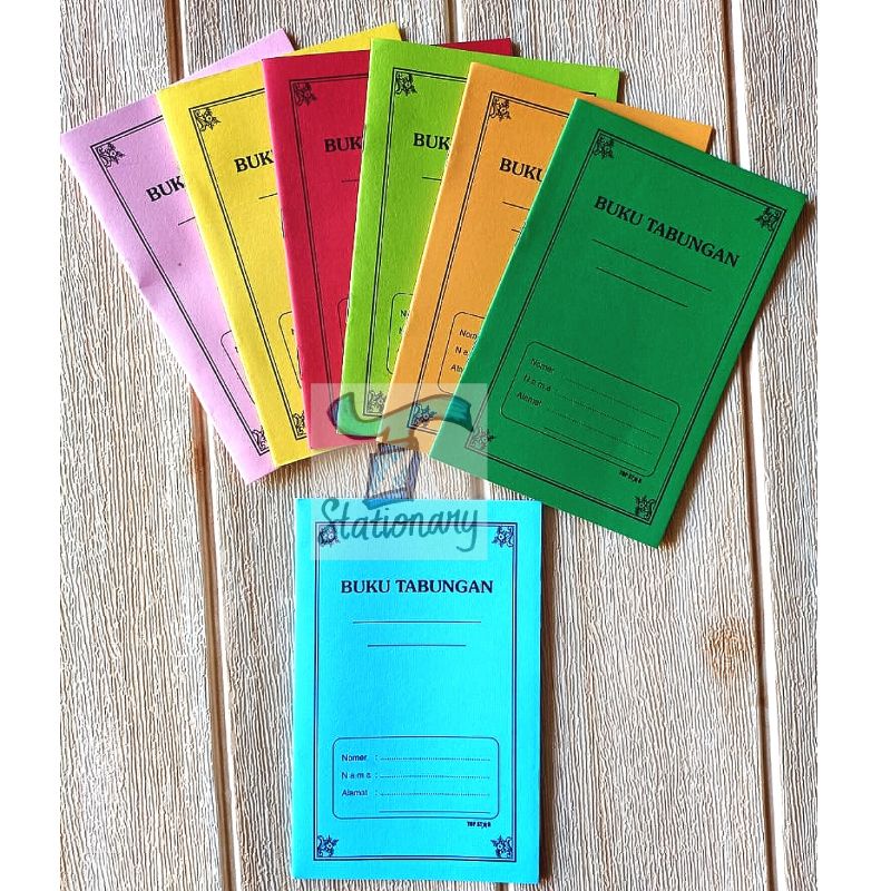 

Buku Tabungan (10,5 x 16,5cm). (Harga untuk 5 bk).