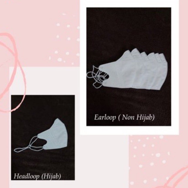 Masker Duckbill 3ply bisa dicuci